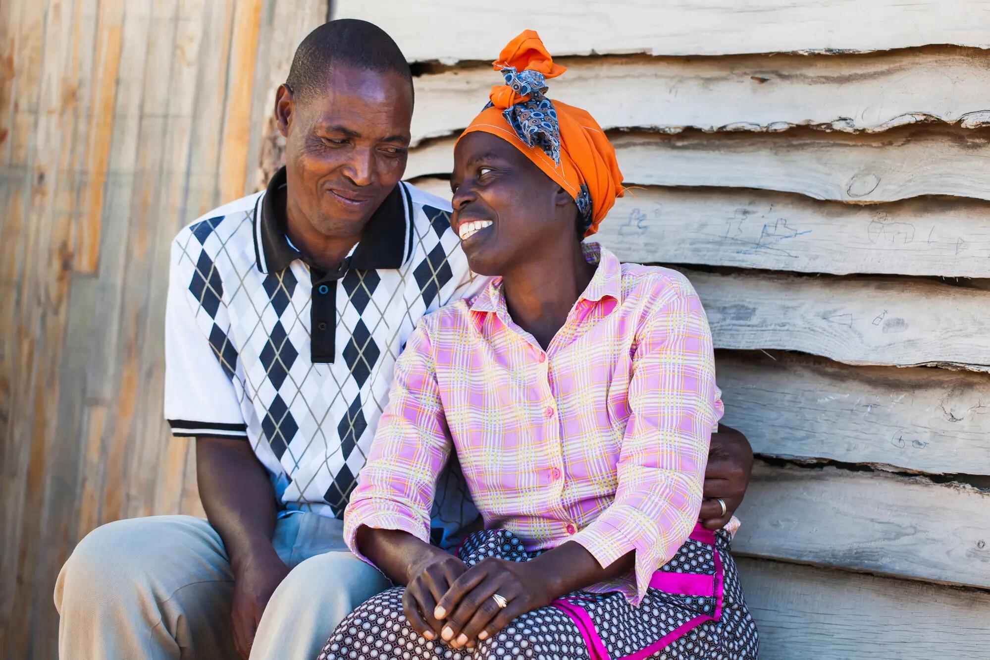 African couple